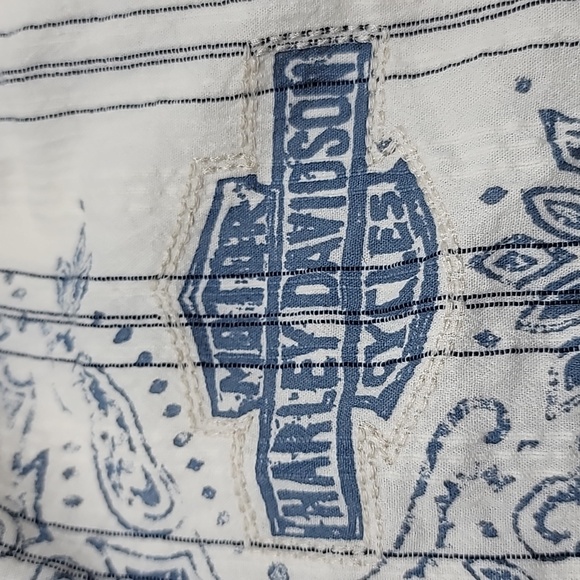 Harley Davidson Genuine Motors Clothes Women's Henley Long Sleeve Shirt - Picture 3 of 11